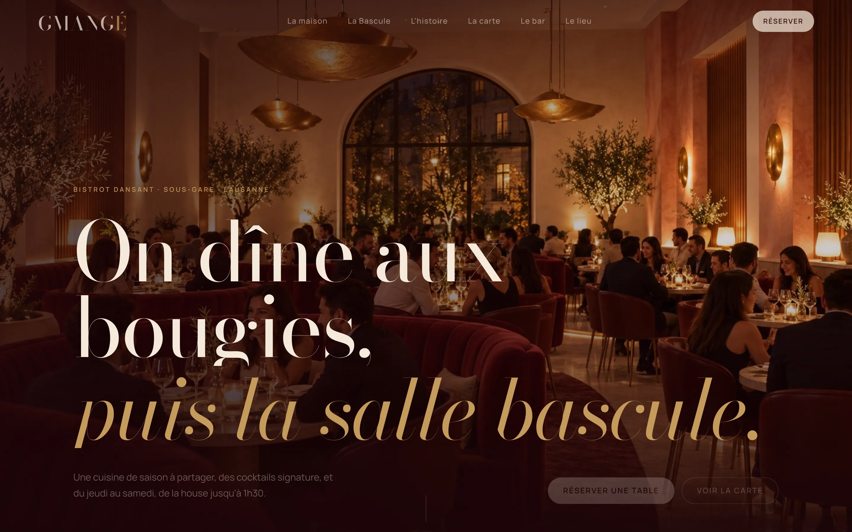 Aperçu du site GMangé